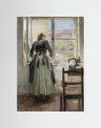 Seamstress by the Window Art Print No Frame No border