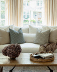 Noelle Indigo Floral Pillow Cover