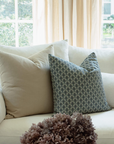Noelle Indigo Floral Pillow Cover