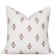 Mia Floral Block Printed Pillow Cover | Brown