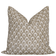 Rhea Floral Block Printed Pillow Cover | Mustard