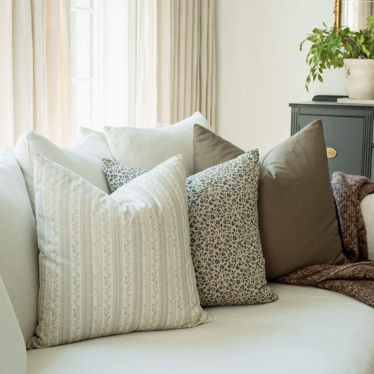 Bellamy Pillow Combination | Set of Three Pillow Covers