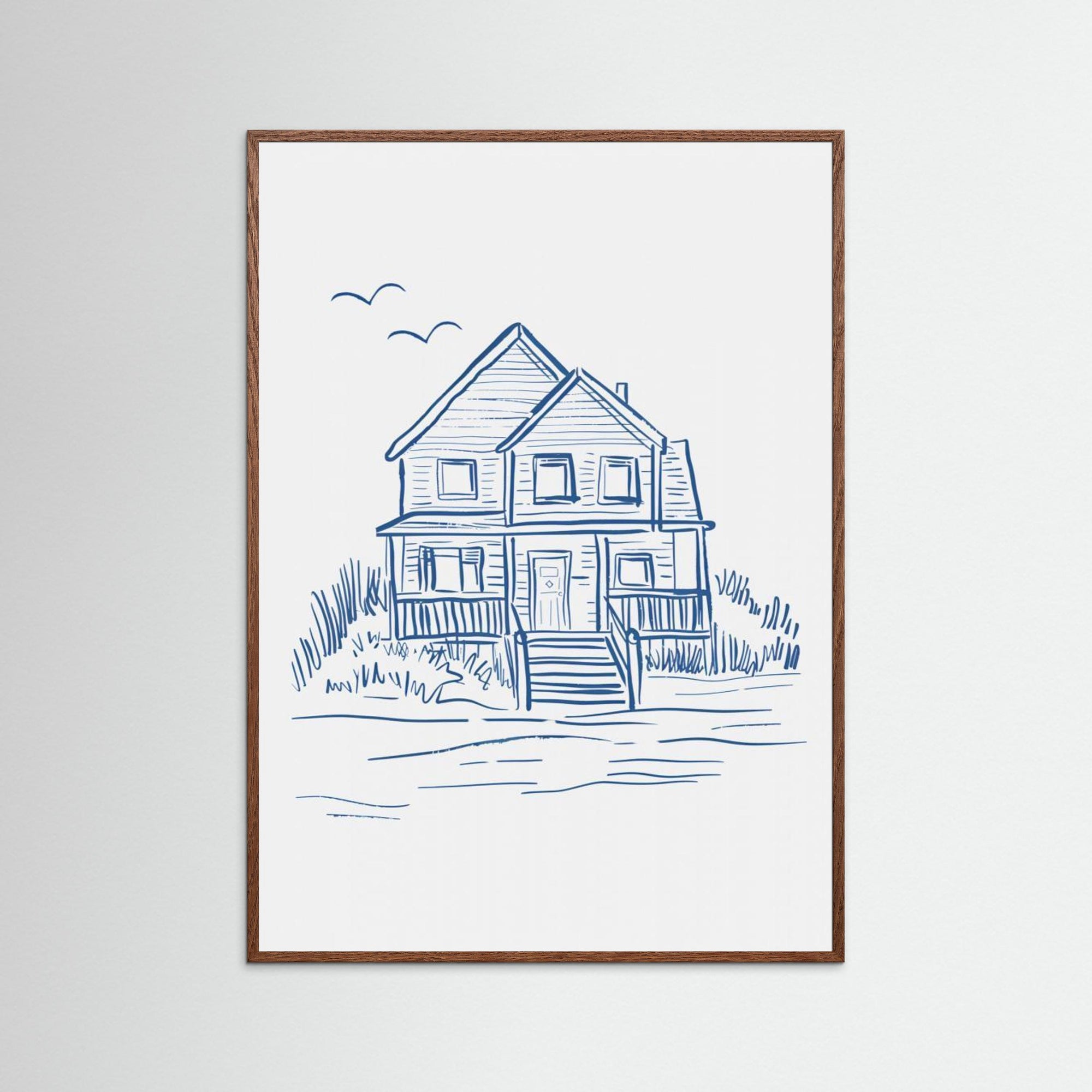 Nantucket Beachhouse by Jolly And Dash Oak Dark No border