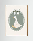 Goose Illustration | Children's Room Decor Oak Nature