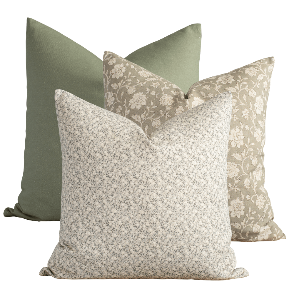 Sagewood Pillow Combination | Set of Three Pillow Covers