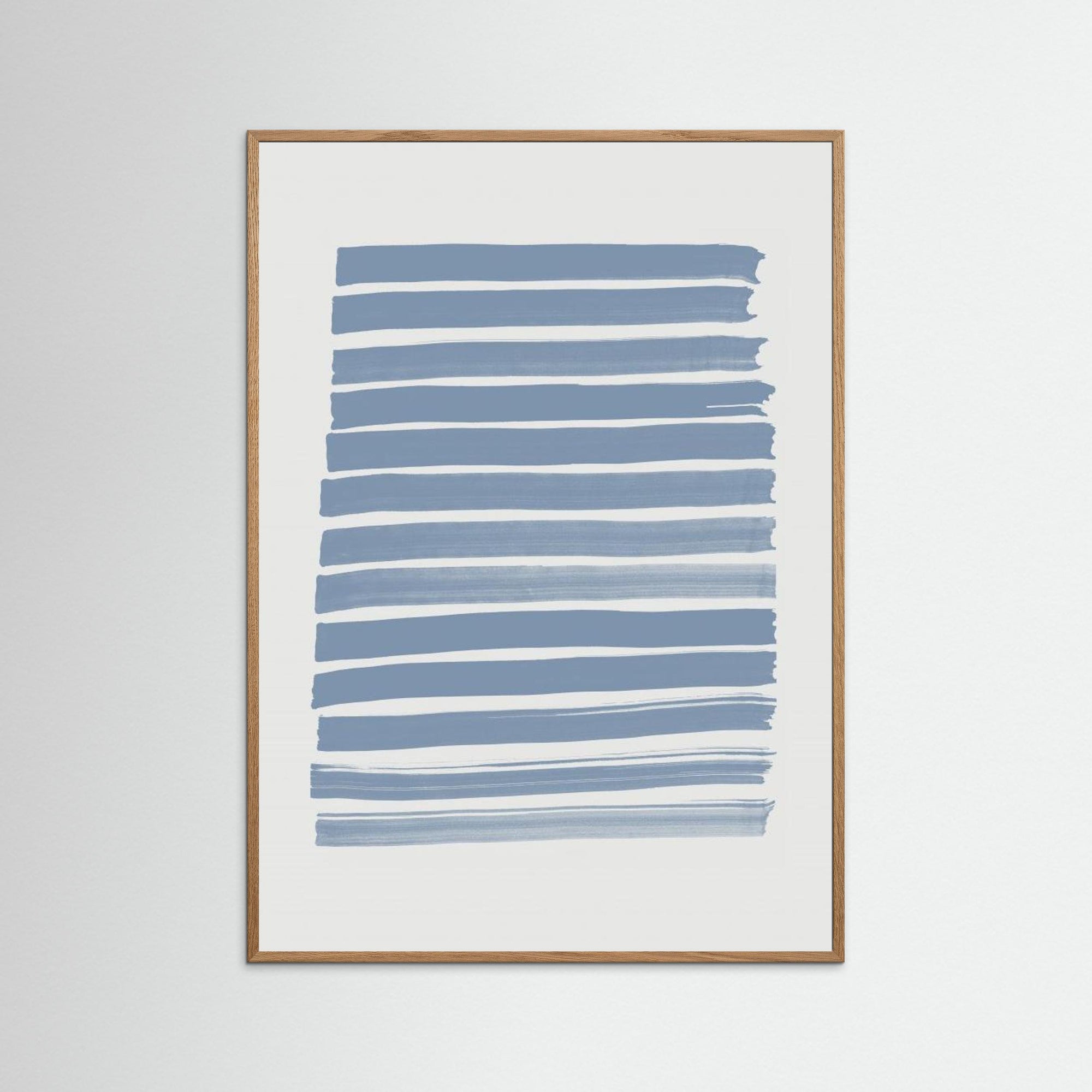 Blue Strokes by Pictufy Studio Oak Nature No border