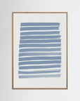 Blue Strokes by Pictufy Studio Oak Nature No border