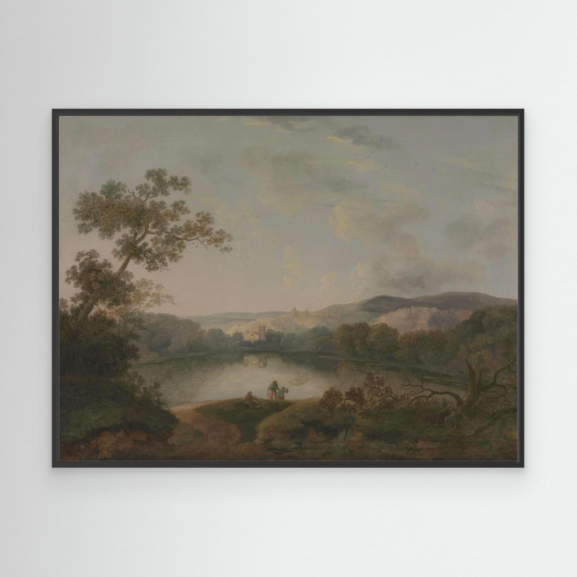 Mountain Landscape | Canvas Black