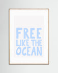 Free like the ocean by Athene Fritsch Oak Nature White