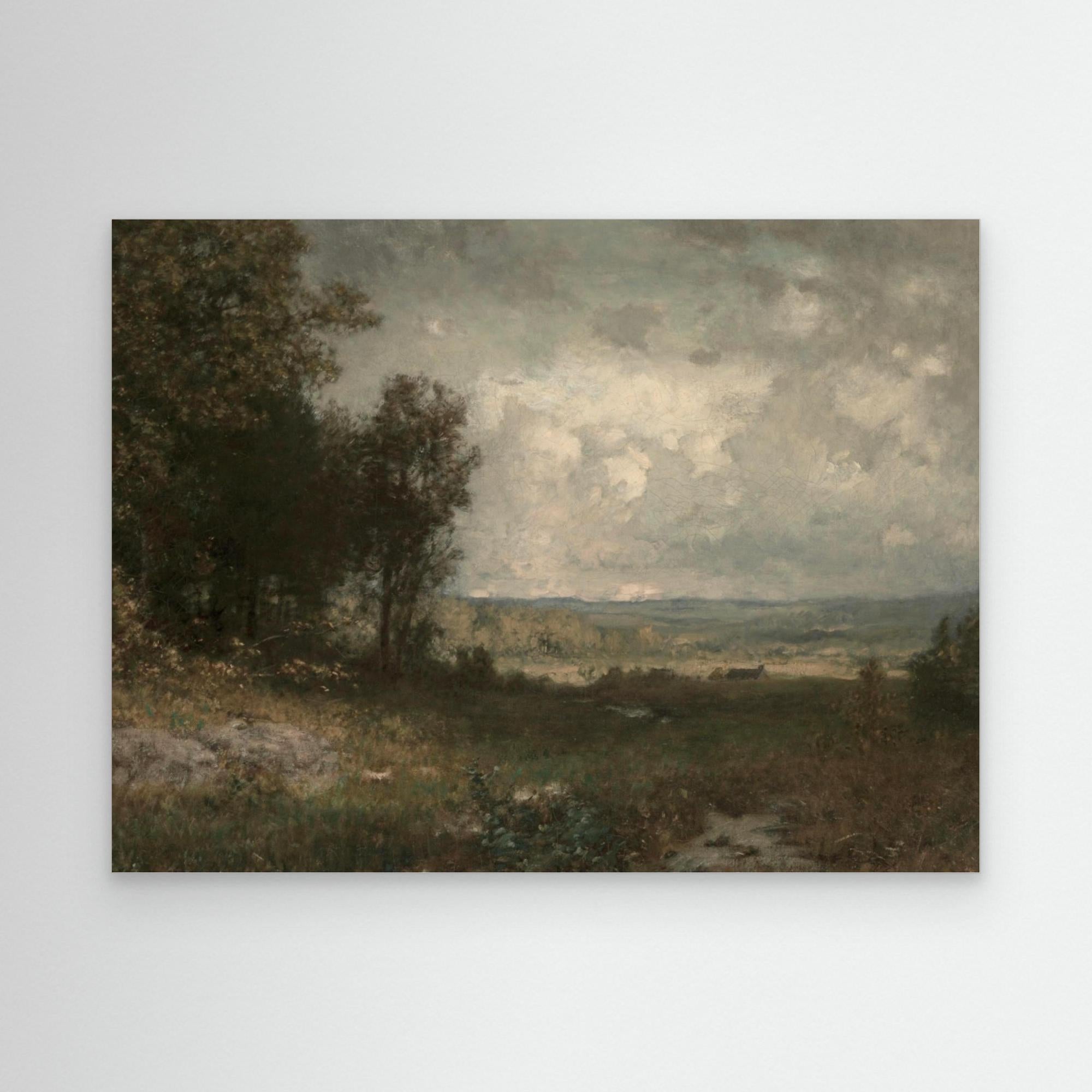 Meadow Landscape Canvas No Frame