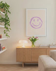 Purple Smiley by Rikke Løndager Boisen