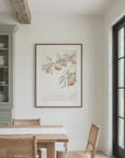 Peach Tree Botanical Art Print