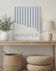Bonjour Stripes by Talitha Mc Queen | Canvas
