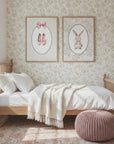 Neutral Bunny Wall Art | Children's Room & Nursery Decor