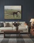 Timeless Equestrian Landscape Canvas