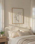 Floral Branch Sketch Wall Art
