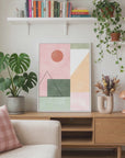 3x4 Aspectratio Pinkgreen21 by Elena Ristova