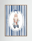 Bunny Illustration | Boys Room & Nursery Wall Decor Oak Nature