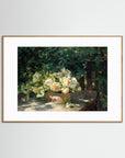 Garden Gathering Floral Artwork Oak Nature White