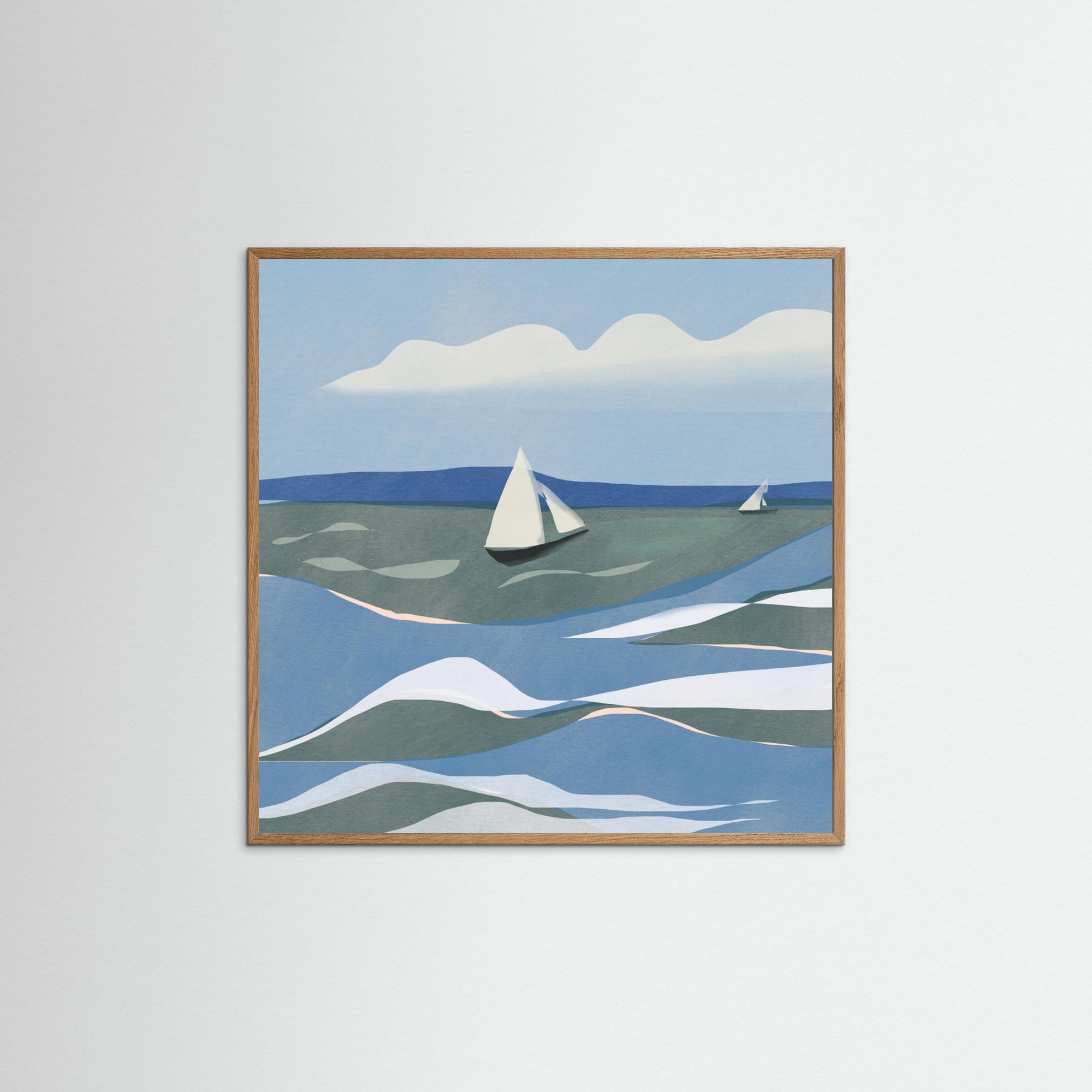 Rough Sea by Little Dean Oak Nature No border