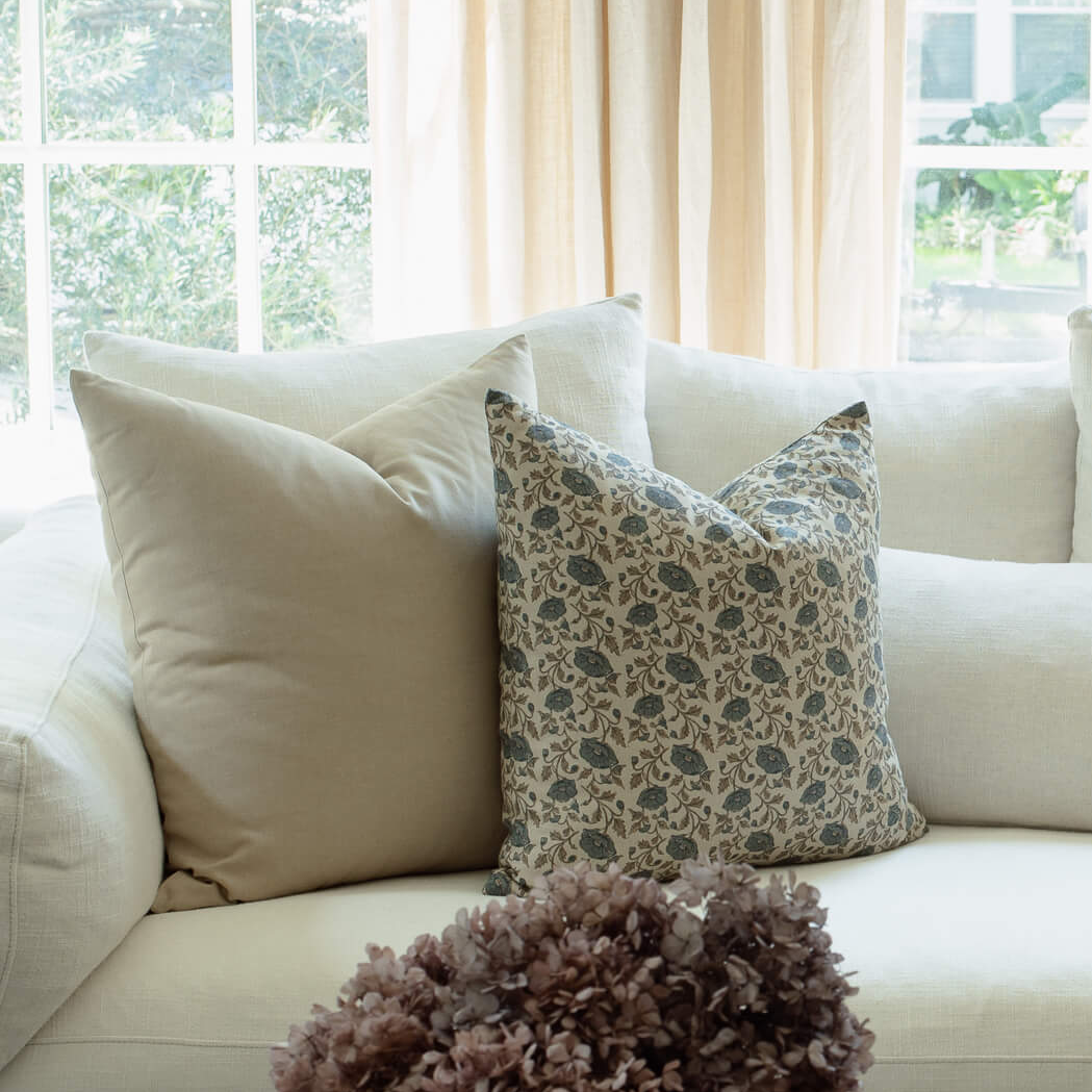 Leme Natural Cotton Pillow Cover