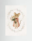 Sweet Mouse Wall Art | Kids Room & Nursery Decor No Frame