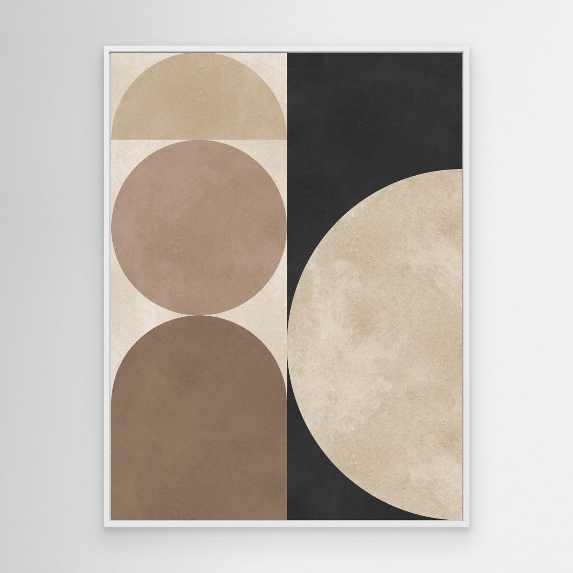 Brown geometry 5 by Vitor Costa White