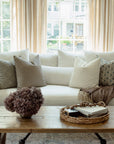 Simone Brown Floral Pillow Cover