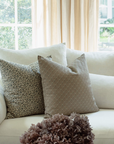 Simone Brown Floral Pillow Cover