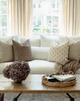 Odette Terracotta Botanical Pillow Cover