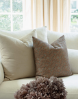 Odette Terracotta Botanical Pillow Cover