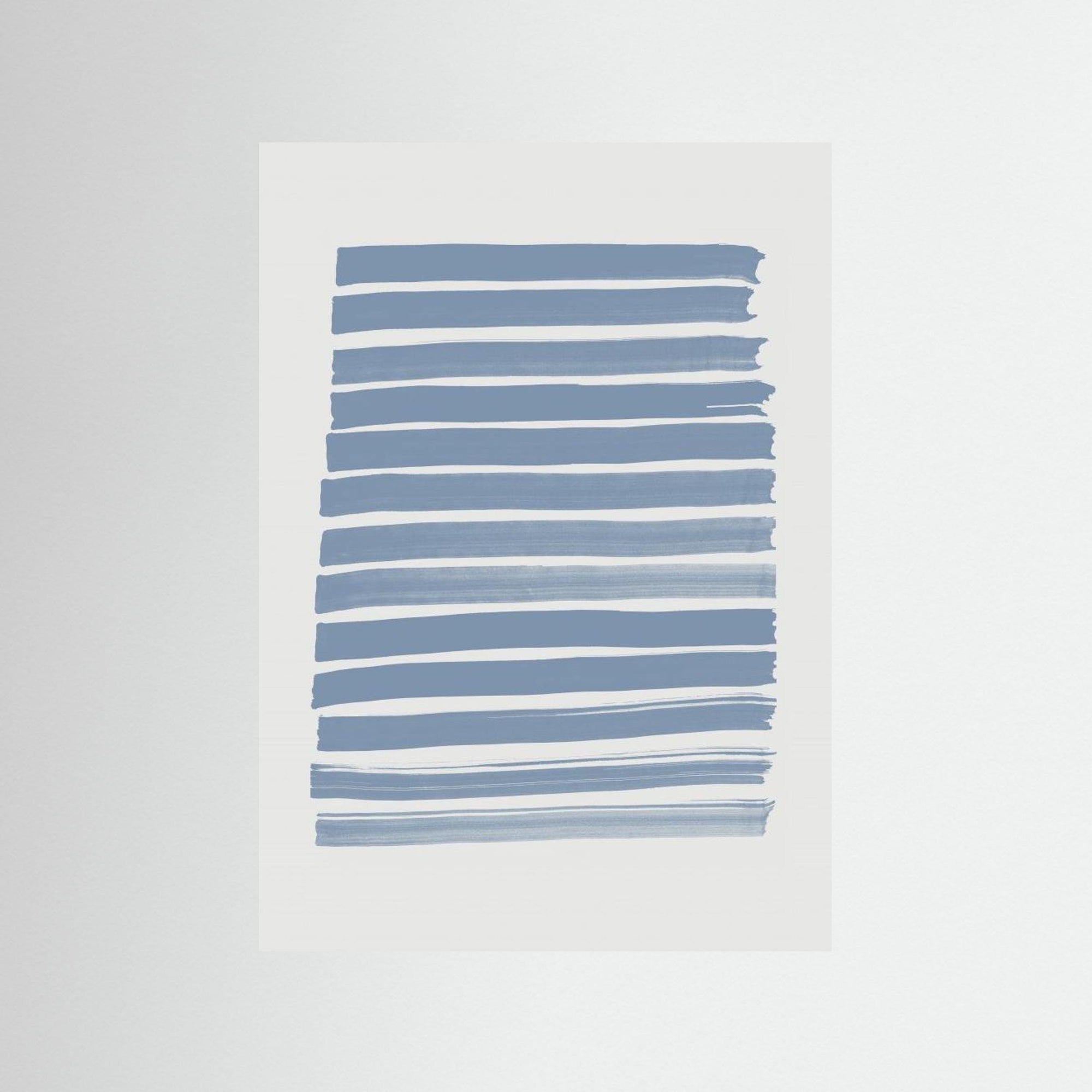 Blue Strokes by Pictufy Studio No Frame No border