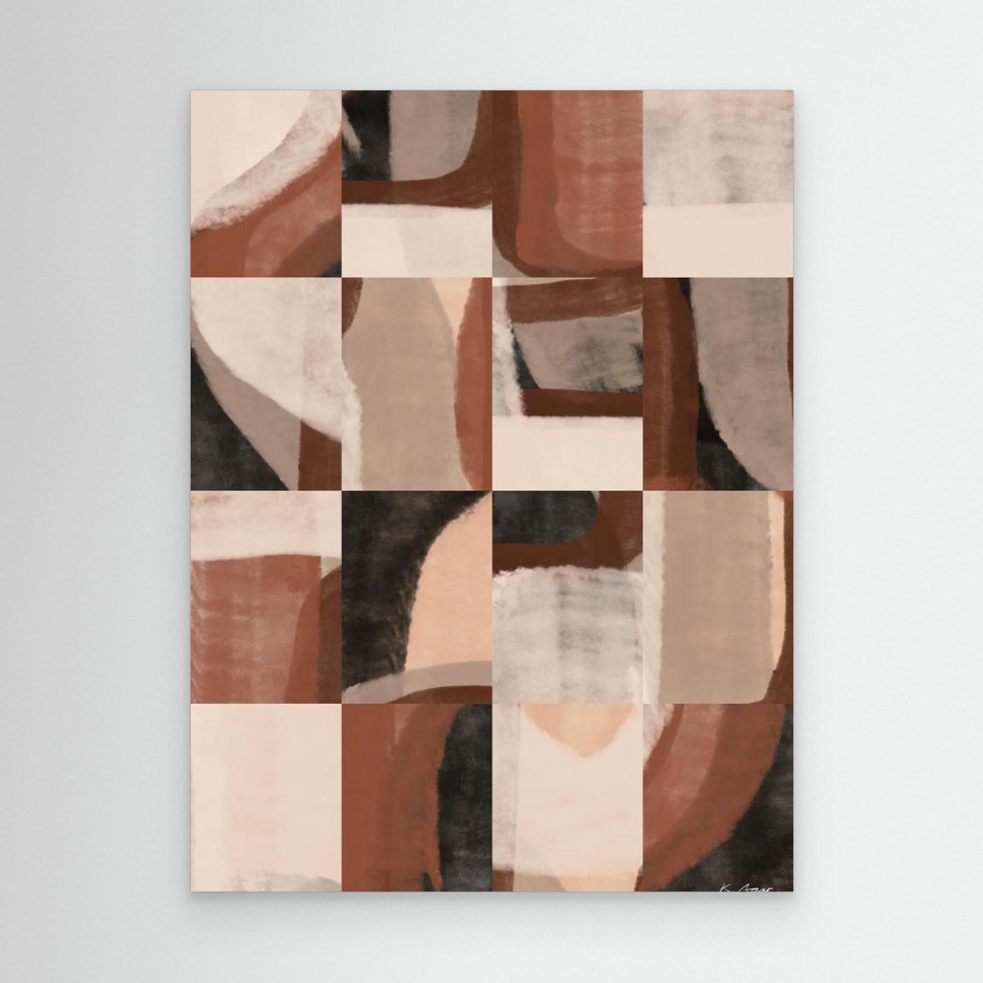 Abstract No.1 by Kit Agar No Frame