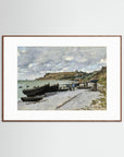 Claude Monet Art Print Oak Dark White