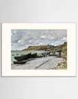 Claude Monet Art Print White Wood Freja