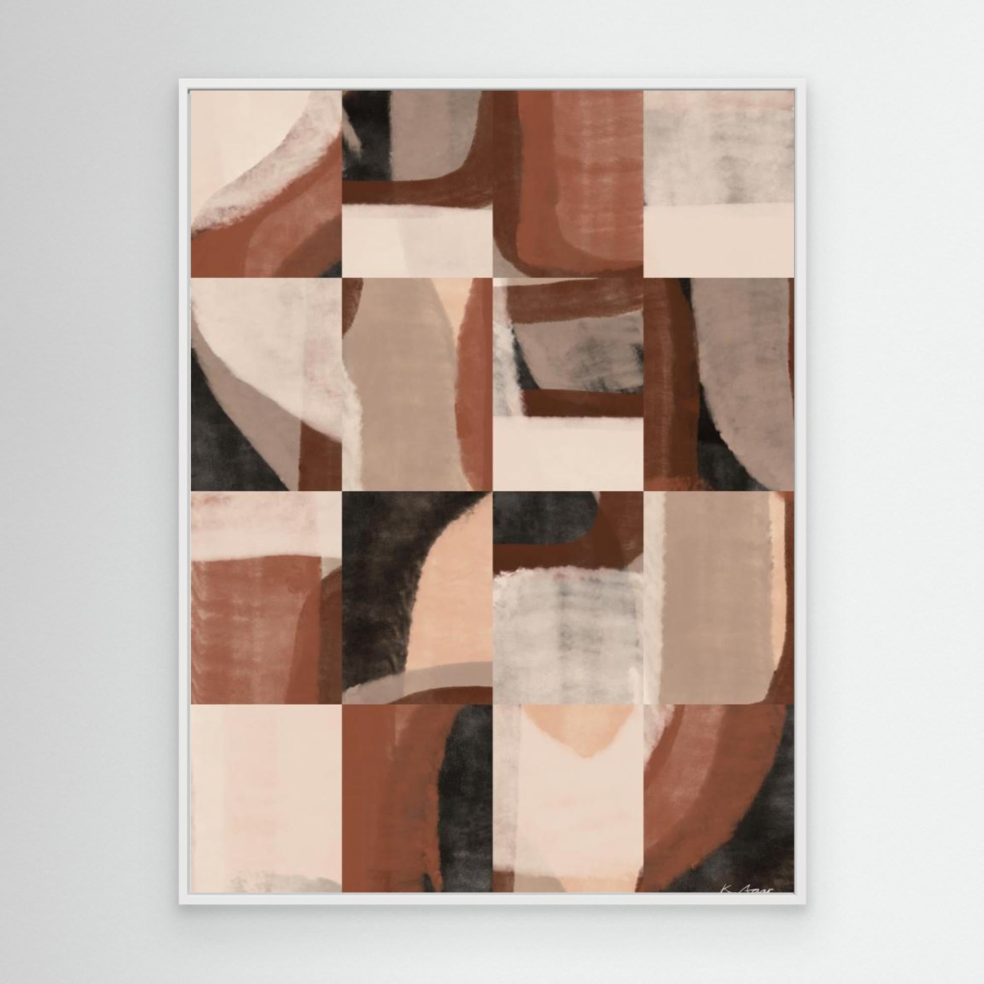 Abstract No.1 by Kit Agar White