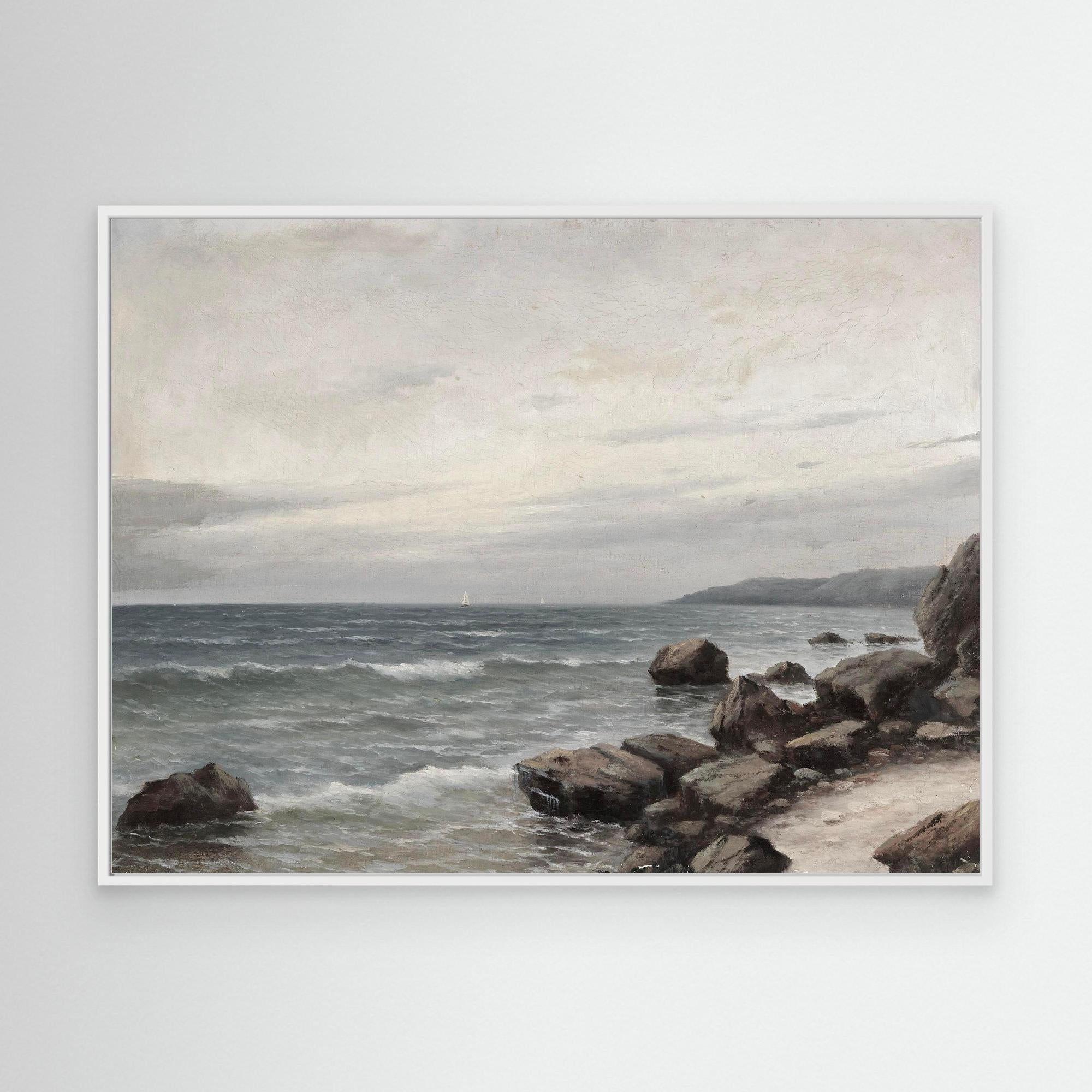 Ocean Seascape | Canvas White