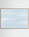 Waves of Blue by Uplusmestudio Oak Nature No border