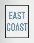 East Coast - Vertical by Jolly And Dash Black Wood No border