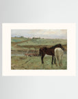 Timeless Equestrian Landscape Fine Art Print No Frame Freja