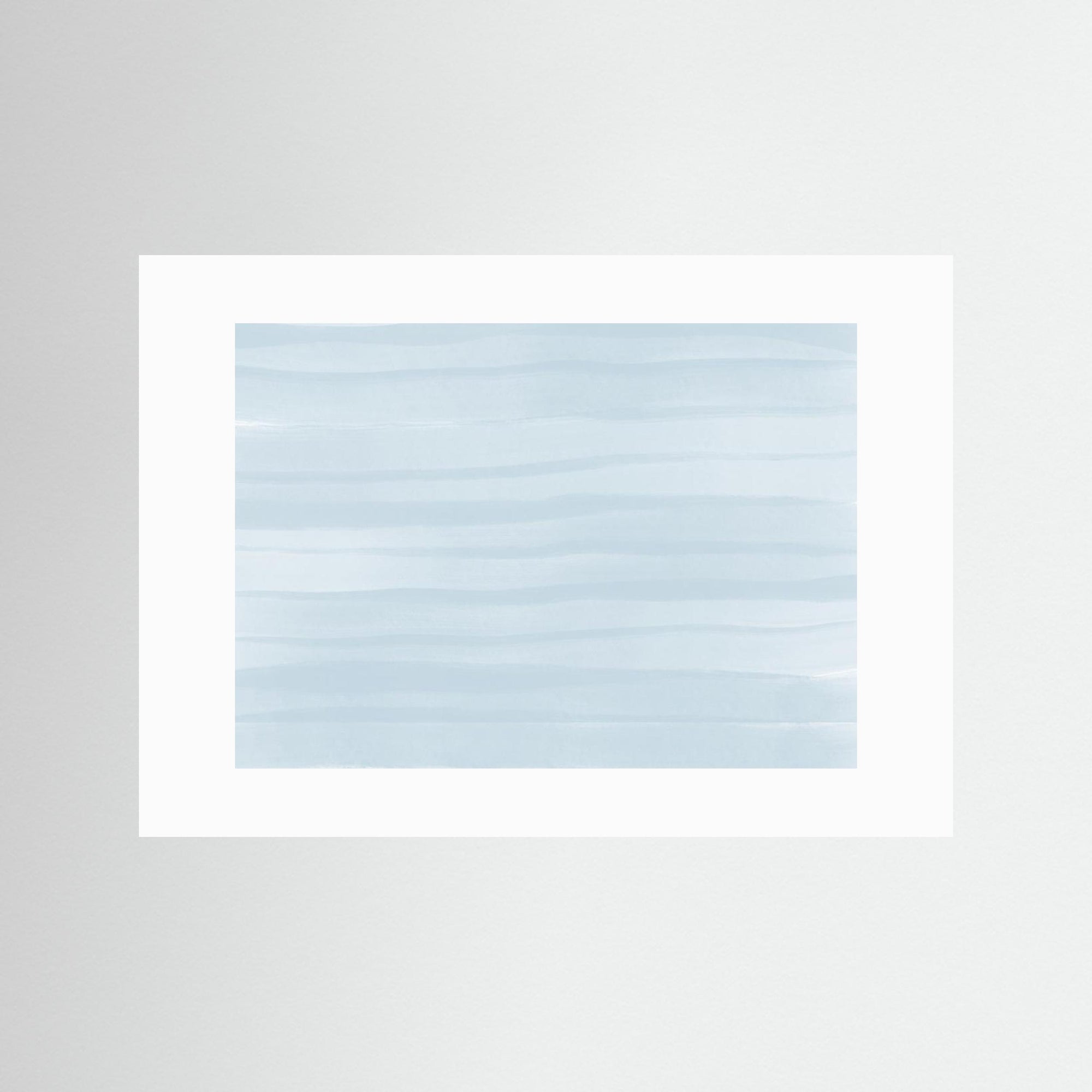 Waves of Blue by Uplusmestudio No Frame White