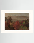 Fall Mountain Scenic Fine Art Print No Frame Freja