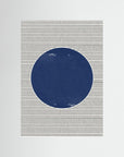 Watercolor Circle and Stripes by The Miuus Studio No Frame No border