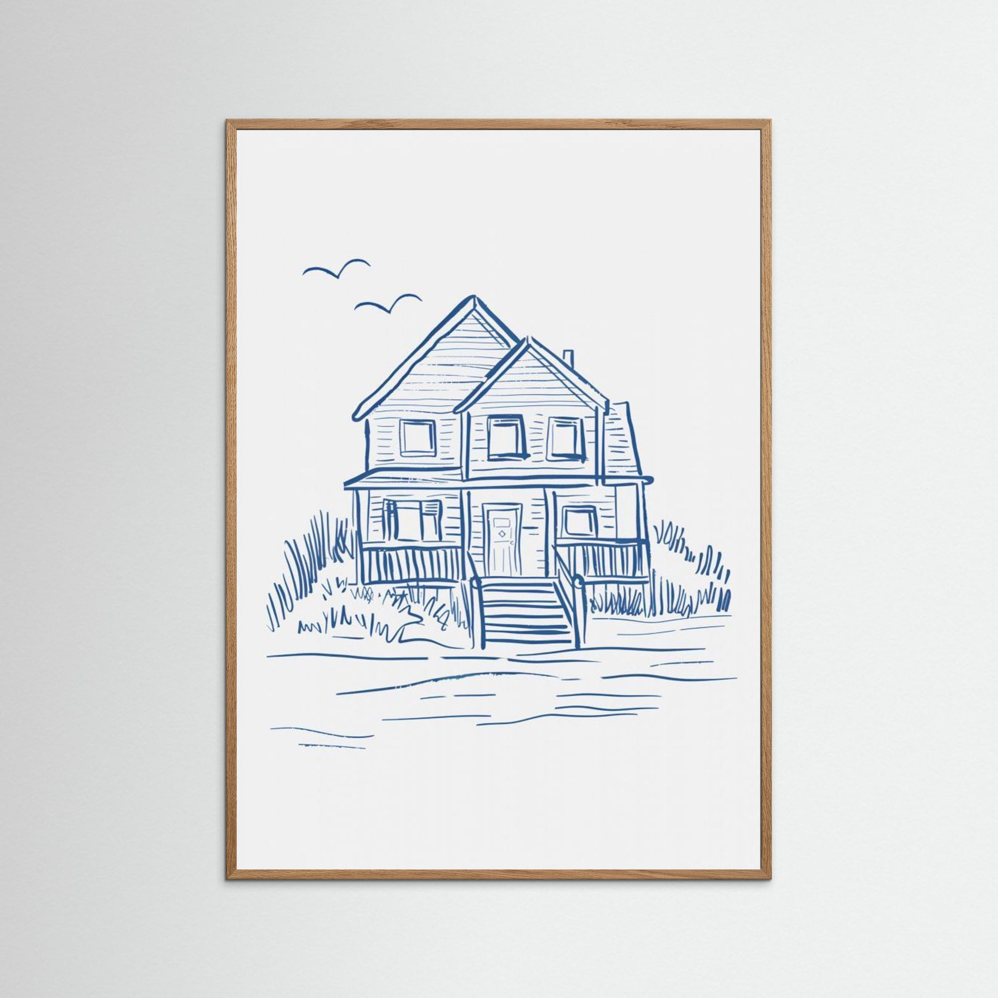 Nantucket Beachhouse by Jolly And Dash Oak Nature No border