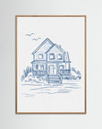 Nantucket Beachhouse by Jolly And Dash Oak Nature No border
