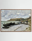 Claude Monet Art Print Oak Dark No border