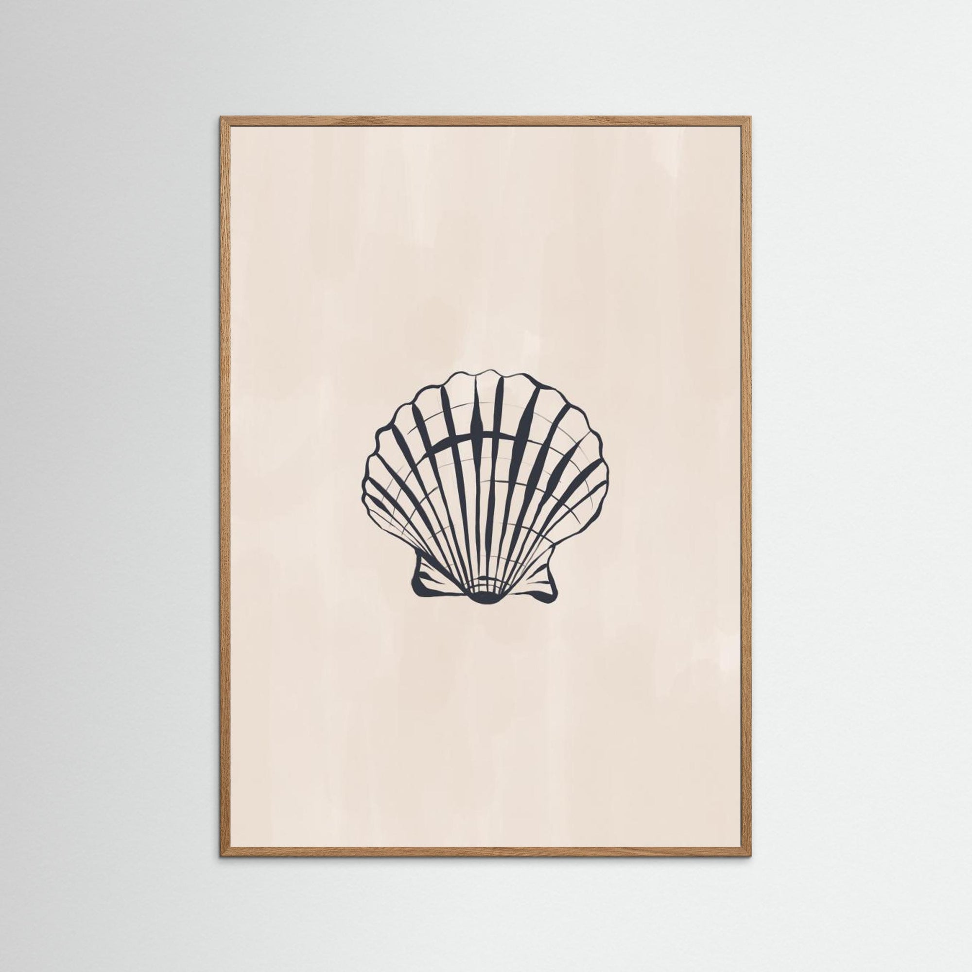 Seashell by Ivy Green Illustrations Oak Nature No border