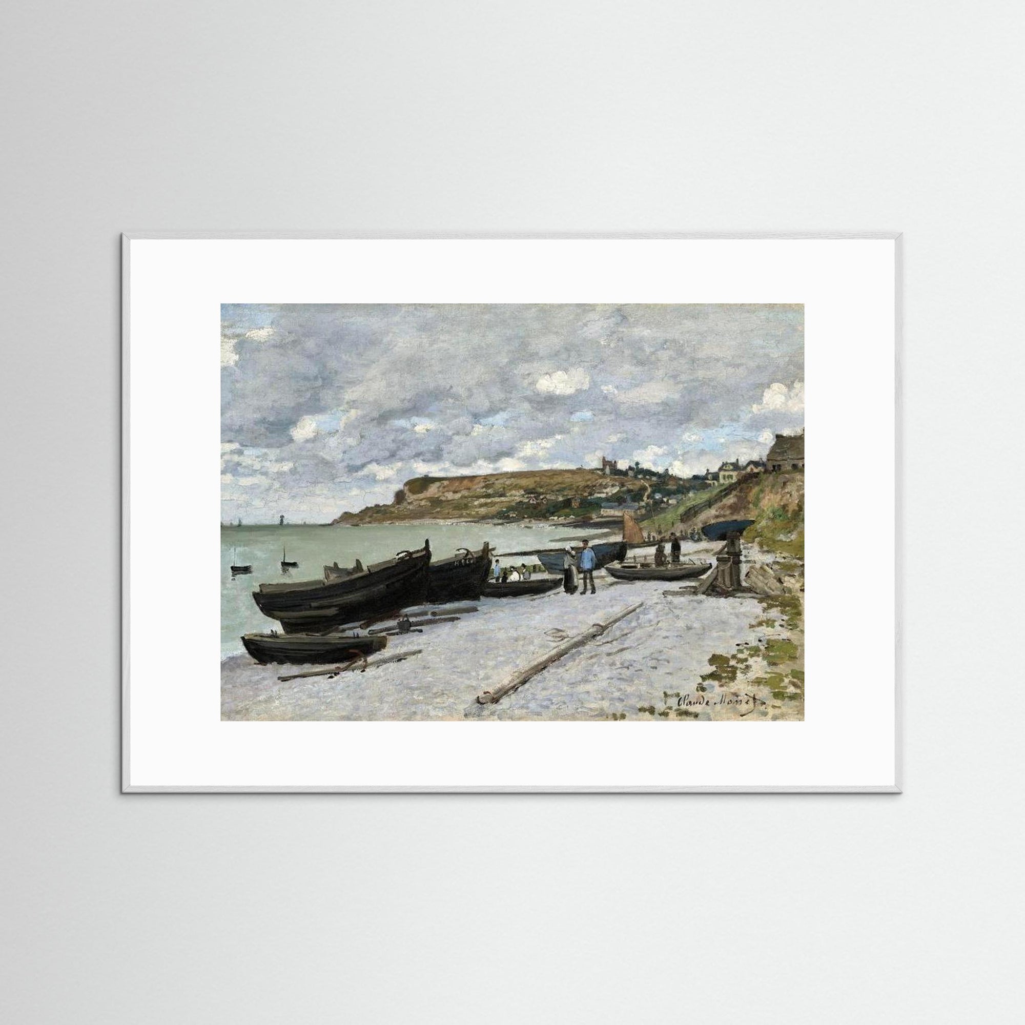 Claude Monet Art Print White Wood White