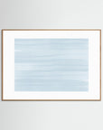 Waves of Blue by Uplusmestudio Oak Nature White