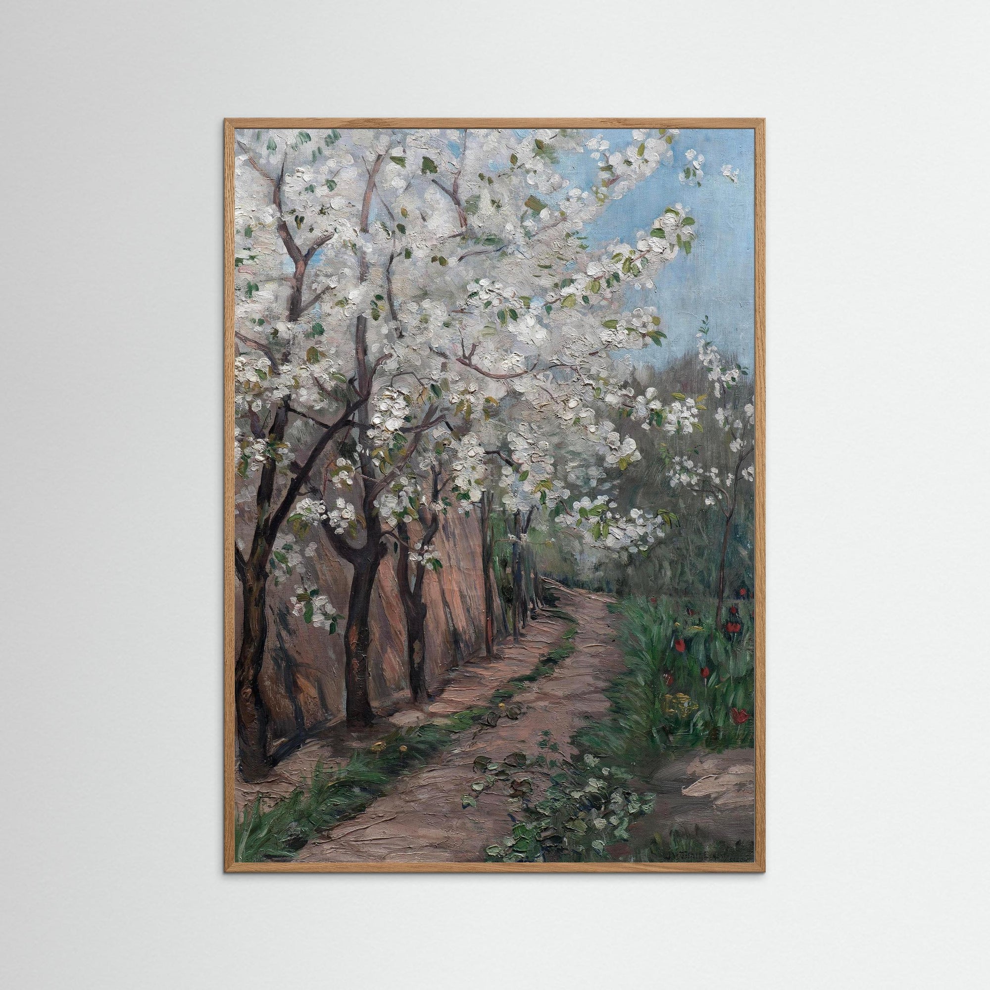 Blossoms in Spring Fine Art Print Oak Nature No border